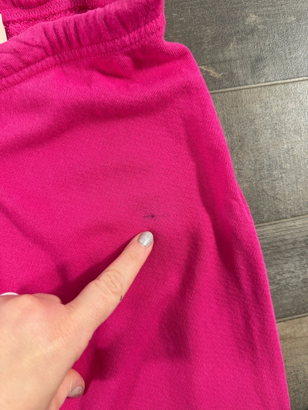 NEW The GREAT. Fuchsia Drawstring Sweatpants Pants - Picture 12 of 13